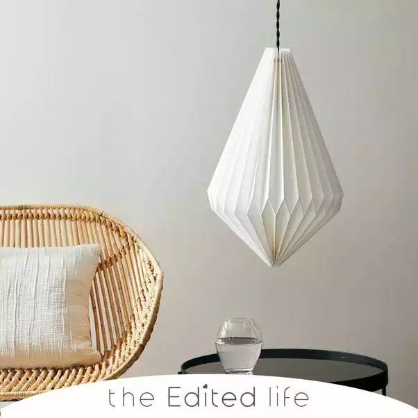 The Edited Life Origami Diamond Paper Easy Fit Pendant 3 The Edited Life Origami Diamond Paper Easy Fit Pendant