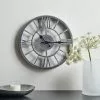 Dunelm Skeleton Clock 30cm Silver -all lighting Sales Store 30728468