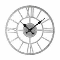 Dunelm Skeleton Clock 30cm Silver -all lighting Sales Store 30728468 alt02