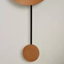 Dunelm Natural Pendulum Clock -all lighting Sales Store 30728469 alt02