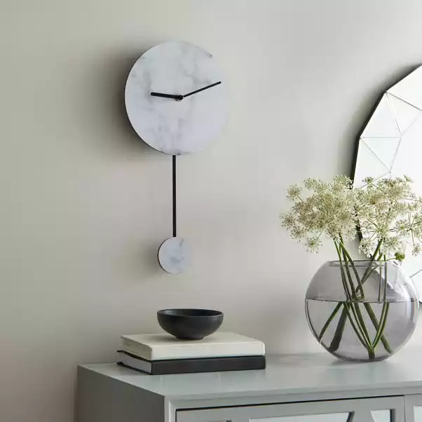 Dunelm Marble Pendulum Clock 3 Dunelm Marble Pendulum Clock
