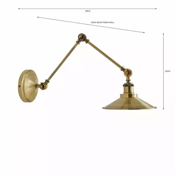 Churchgate Langton Adjustable Wall Light 8 Churchgate Langton Adjustable Wall Light - Image 6