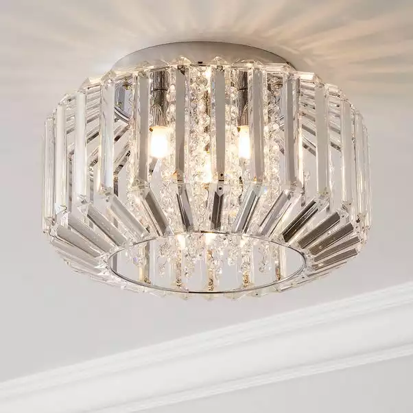 Dunelm Chantilly Flush Ceiling Fitting 3 Dunelm Chantilly Flush Ceiling Fitting