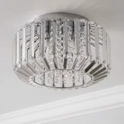 Dunelm Chantilly Flush Ceiling Fitting 9 Dunelm Chantilly Flush Ceiling Fitting -all lighting Sales Store 30730418 alt01