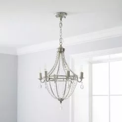 Dunelm Eugenie 6 Light Chandelier 9 Dunelm Eugenie 6 Light Chandelier -all lighting Sales Store 30730433 alt01