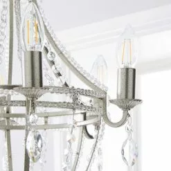 Dunelm Eugenie 6 Light Chandelier 10 Dunelm Eugenie 6 Light Chandelier -all lighting Sales Store 30730433 alt02