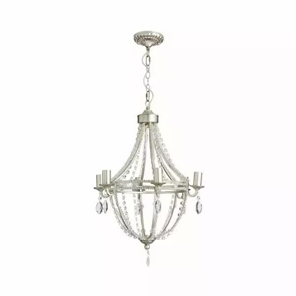Dunelm Eugenie 6 Light Chandelier 7 Dunelm Eugenie 6 Light Chandelier - Image 5