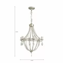 Dunelm Eugenie 6 Light Chandelier 13 Dunelm Eugenie 6 Light Chandelier -all lighting Sales Store 30730433 alt07