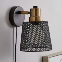 Dunelm Idris Industrial Easy Fit Wall Light 9 Dunelm Idris Industrial Easy Fit Wall Light -all lighting Sales Store 30730462 alt01