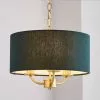 Dunelm Preston Gold Green 3 Light Pendant Fitting 2 Dunelm Preston Gold Green 3 Light Pendant Fitting -all lighting Sales Store 30730502