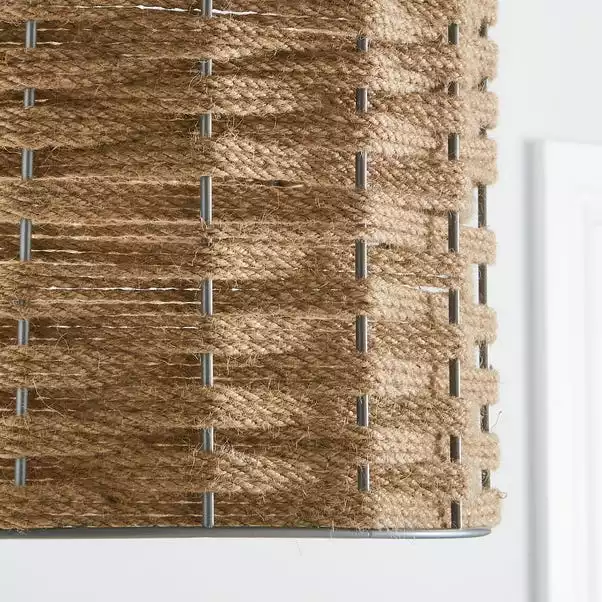 Dunelm Shelley Rope Lamp Shade Natural 5 Dunelm Shelley Rope Lamp Shade Natural - Image 3