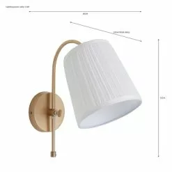 Dunelm Lorelai Easy Fit Plug-In Wall Light -all lighting Sales Store 30730543 alt07