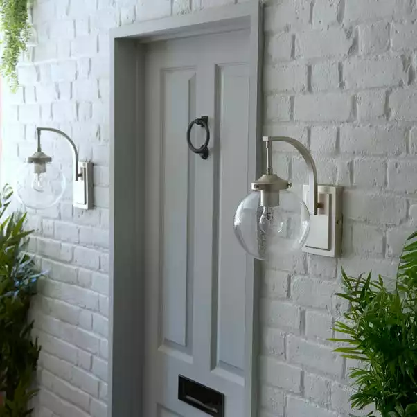 Dunelm Twain Outdoor 17cm Globe Glass Wall Light 7 Dunelm Twain Outdoor 17cm Globe Glass Wall Light - Image 5