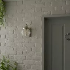 Dunelm Twain Outdoor 14cm Globe Glass Wall Light -all lighting Sales Store 30730563 alt05