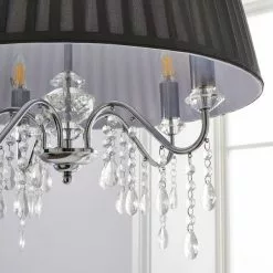 Dorma Genevieve 5 Light Grey Ceiling Fitting -all lighting Sales Store 30730569 alt02