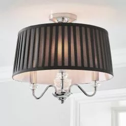 Dorma Genevieve 3 Light Semi Flush Fitting