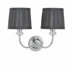 Dorma Genevieve 2 Light Grey Wall Light 12 Dorma Genevieve 2 Light Grey Wall Light -all lighting Sales Store 30730572 alt05