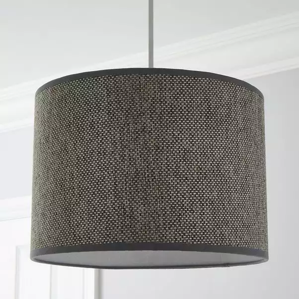Dunelm Ambra Drum Lamp Shade 4 Dunelm Ambra Drum Lamp Shade - Image 2