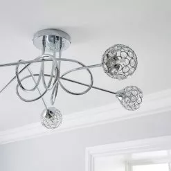 Dunelm Portia 5 Light Ceiling Fitting 10 Dunelm Portia 5 Light Ceiling Fitting -all lighting Sales Store 30730614 alt02