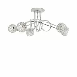 Dunelm Portia 5 Light Ceiling Fitting 12 Dunelm Portia 5 Light Ceiling Fitting -all lighting Sales Store 30730614 alt05
