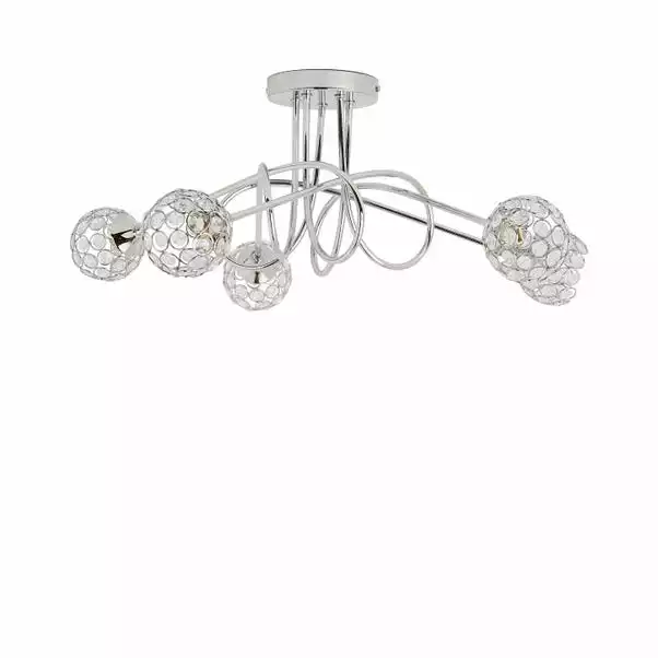 Dunelm Portia 5 Light Ceiling Fitting 7 Dunelm Portia 5 Light Ceiling Fitting - Image 5