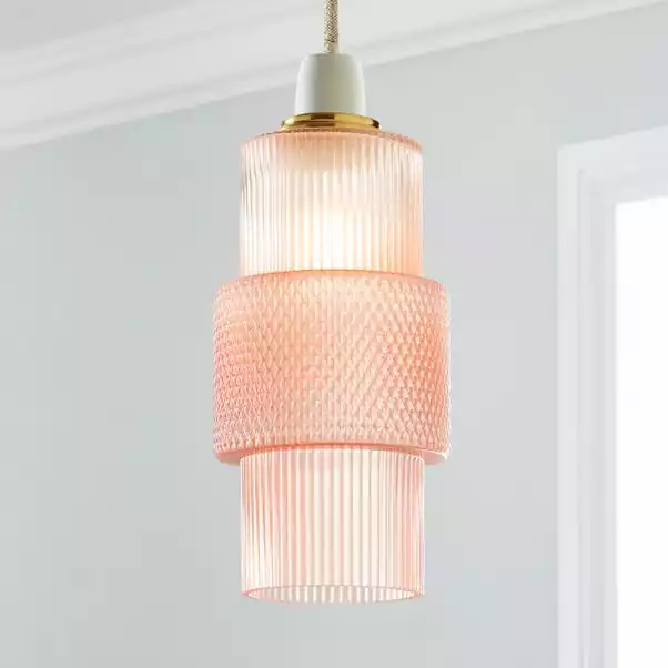 Dunelm Elena Easy Fit Pendant Shade 3 Dunelm Elena Easy Fit Pendant Shade