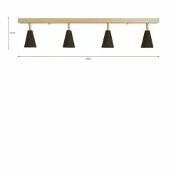 Dunelm Grove 4 Light Spotlight Bar Fitting -all lighting Sales Store 30731126 alt07