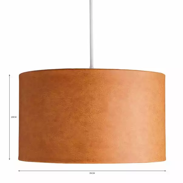 Dunelm Larset 35cm Faux Leather Shade 7 Dunelm Larset 35cm Faux Leather Shade - Image 5