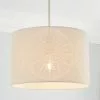 Dunelm Samira Laser Cut Drum Shade -all lighting Sales Store 30731154