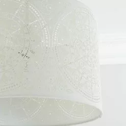 Dunelm Samira Laser Cut Drum Shade 9 Dunelm Samira Laser Cut Drum Shade -all lighting Sales Store 30731154 alt02