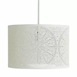 Dunelm Samira Laser Cut Drum Shade 10 Dunelm Samira Laser Cut Drum Shade -all lighting Sales Store 30731154 alt05