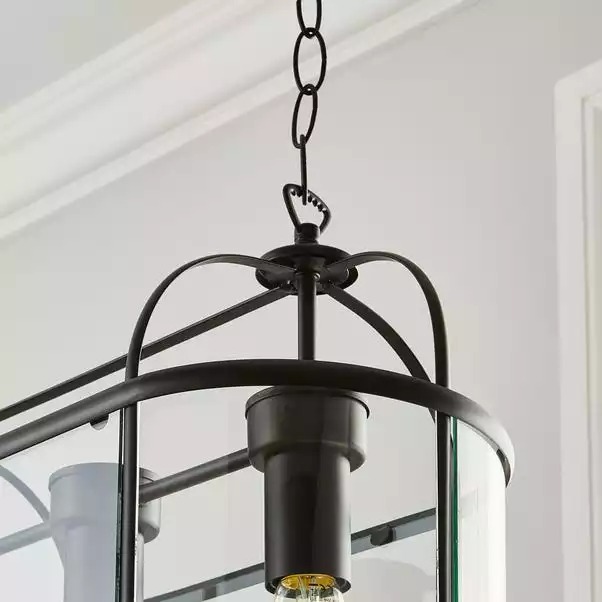 Dunelm Hurricane 3 Light Black Ceiling Fitting 6 Dunelm Hurricane 3 Light Black Ceiling Fitting - Image 4