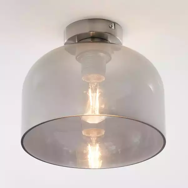 Dunelm Palazzo Chrome 1 Light Flush Ceiling Fitting 3 Dunelm Palazzo Chrome 1 Light Flush Ceiling Fitting