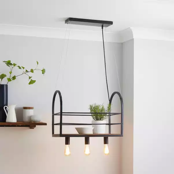 Dunelm Ender 3 Light Diner Fitting 3 Dunelm Ender 3 Light Diner Fitting