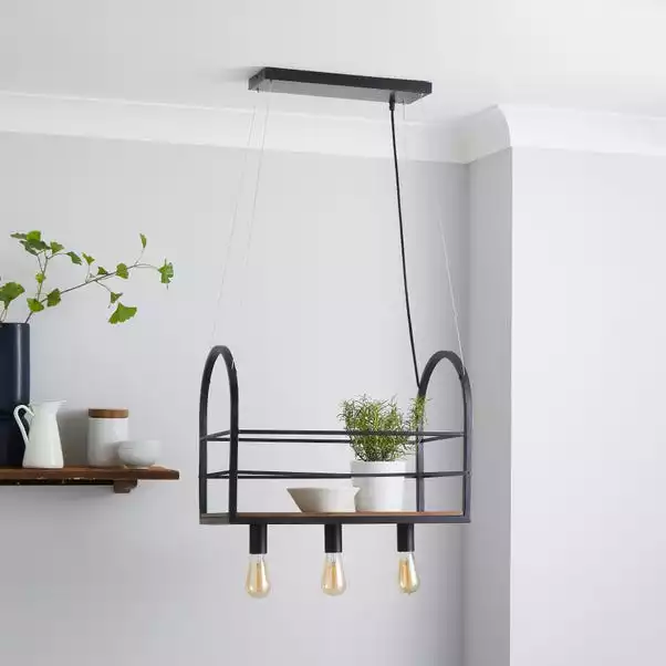 Dunelm Ender 3 Light Diner Fitting 4 Dunelm Ender 3 Light Diner Fitting - Image 2