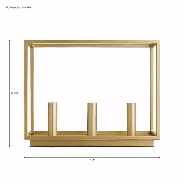 Dunelm Madrid 3 Light Table Lamp 8 Dunelm Madrid 3 Light Table Lamp - Image 6