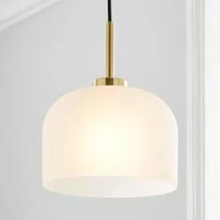 Dunelm Palazzo Gold Effect 1 Light Pendant Fitting