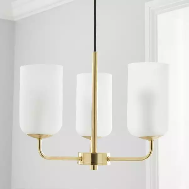 Dunelm Palazzo Chrome 3 Light Ceiling Fitting 4 Dunelm Palazzo Chrome 3 Light Ceiling Fitting - Image 2