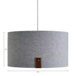 Dunelm Dorrian 40cm Drum Shade -all lighting Sales Store 30731209 alt07