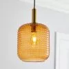 Dunelm Amber Retro 1 Light Pendant Ceiling Fitting 2 Dunelm Amber Retro 1 Light Pendant Ceiling Fitting -all lighting Sales Store 30731216