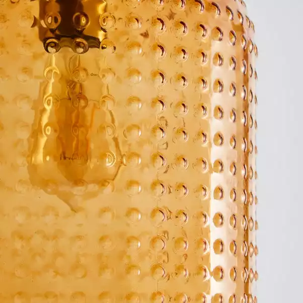 Dunelm Amber Retro 1 Light Pendant Ceiling Fitting 5 Dunelm Amber Retro 1 Light Pendant Ceiling Fitting - Image 3