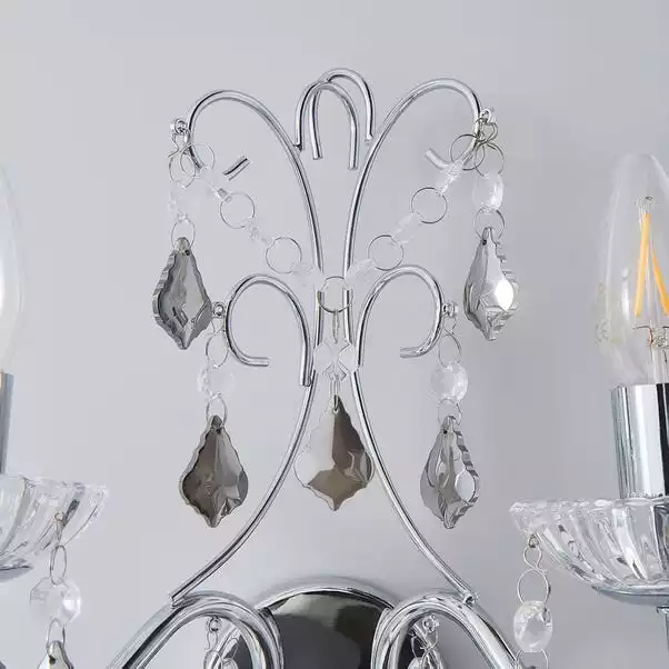 Dunelm Sophy 2 Light Wall Light 5 Dunelm Sophy 2 Light Wall Light - Image 3