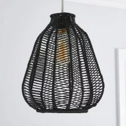 Dunelm Kylo Woven String Easy Fit Pendant -all lighting Sales Store 30731225 alt01