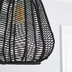 Dunelm Kylo Woven String Easy Fit Pendant -all lighting Sales Store 30731225 alt02
