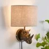 Dunelm Rob The Rhino Easy Fit Plug In Wall Light 1 Dunelm Rob The Rhino Easy Fit Plug In Wall Light -all lighting Sales Store 30731231