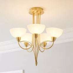 Dunelm Buville 5 Light Ceiling Fitting