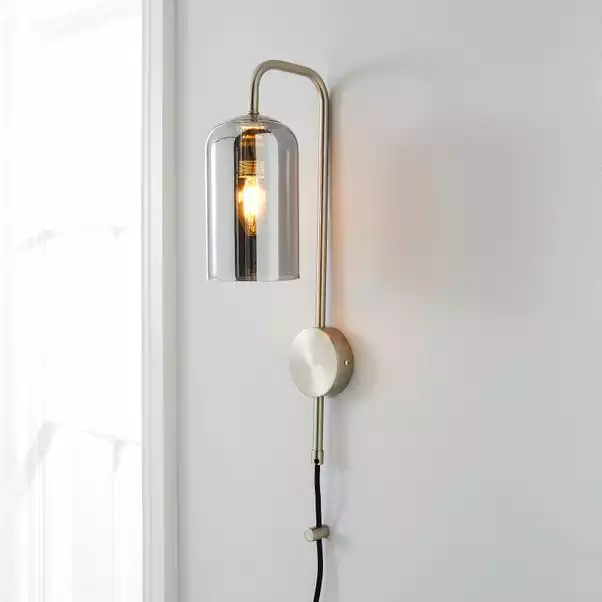 Dunelm Palazzo Chrome Easy Fit Plug In Wall Light 3 Dunelm Palazzo Chrome Easy Fit Plug In Wall Light