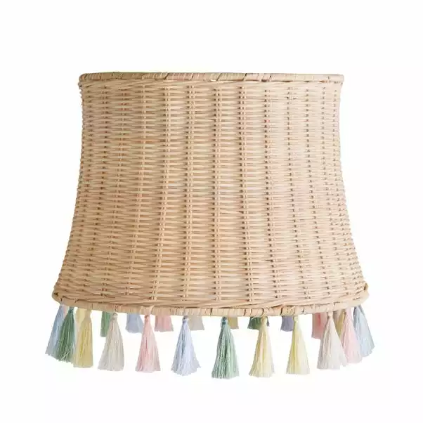 Dunelm Fiesta Rattan Tassel Easy Fit Pendant Shade 6 Dunelm Fiesta Rattan Tassel Easy Fit Pendant Shade - Image 4