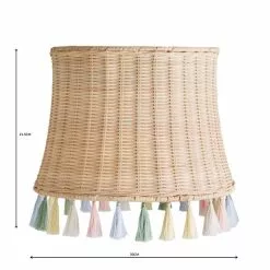 Dunelm Fiesta Rattan Tassel Easy Fit Pendant Shade 11 Dunelm Fiesta Rattan Tassel Easy Fit Pendant Shade -all lighting Sales Store 30734619 alt06