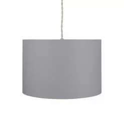 Dunelm Luna Drum Lamp Shade 20cm Dove Grey 9 Dunelm Luna Drum Lamp Shade 20cm Dove Grey -all lighting Sales Store 30734628 alt03